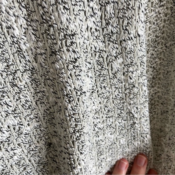 Kimchi Blue Light Gray Open Front Draped Cardigan S - Picture 4 of 11